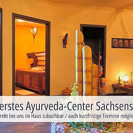 Am Kurhaus Mit Erstem Ayurveda Center Sachsens - Direkt Am Gesundheitsbad Actinon & Kurpark バート・シュレーマ